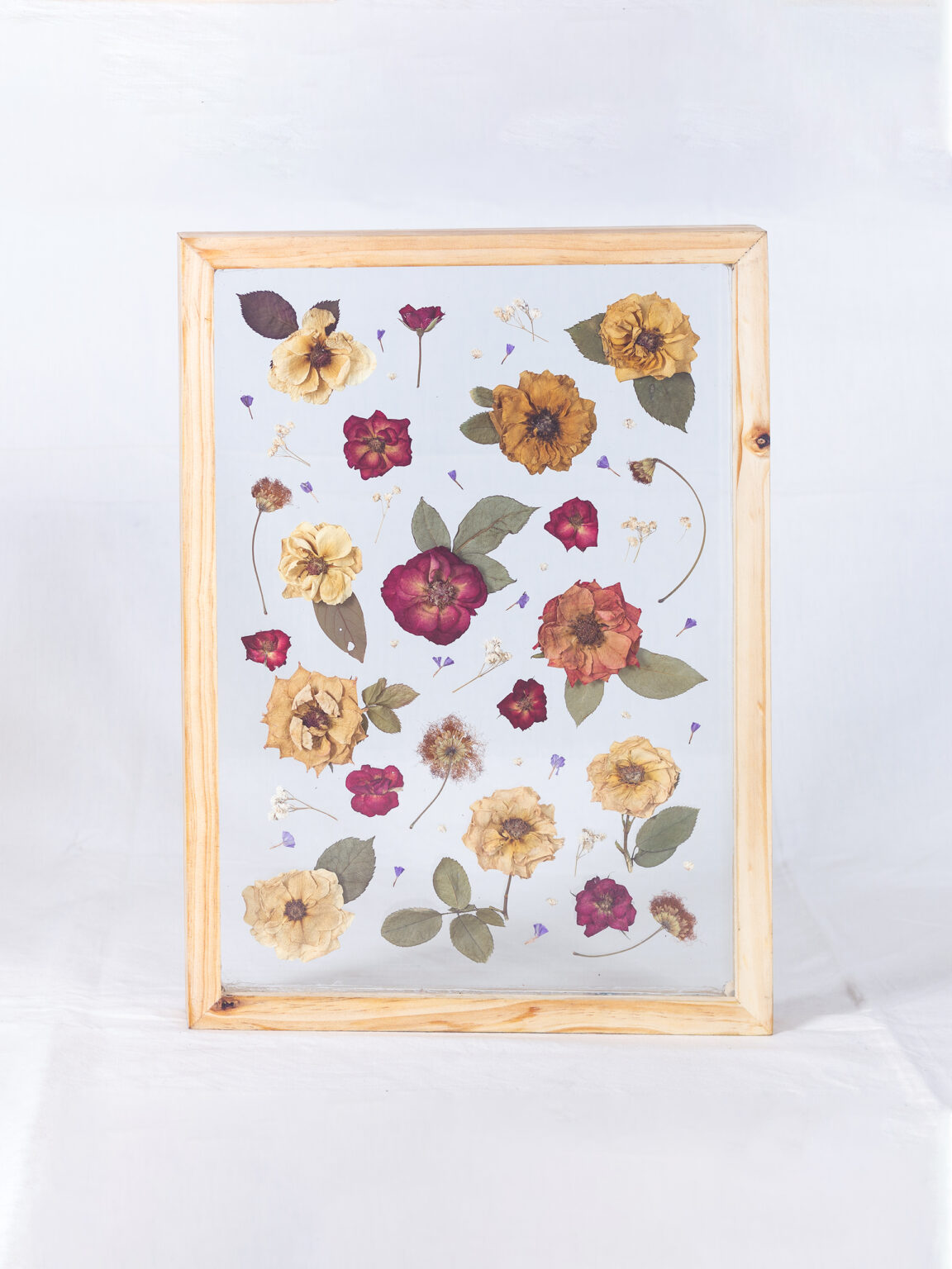 Brisa de flores • 2024 • 4×33×46 cm • Prensado de flores